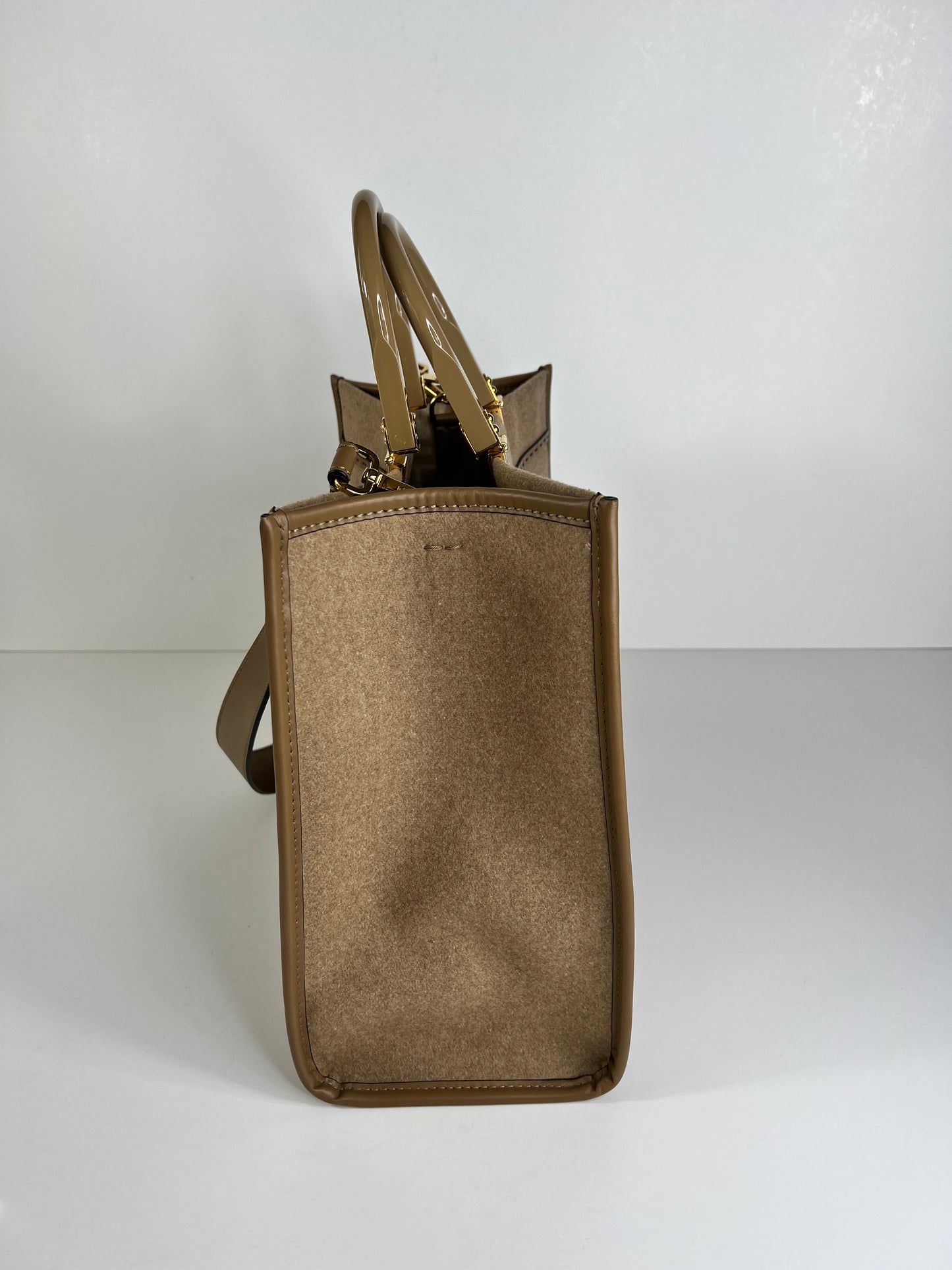 Fendi Medium Sunshine Leather Tote Bag