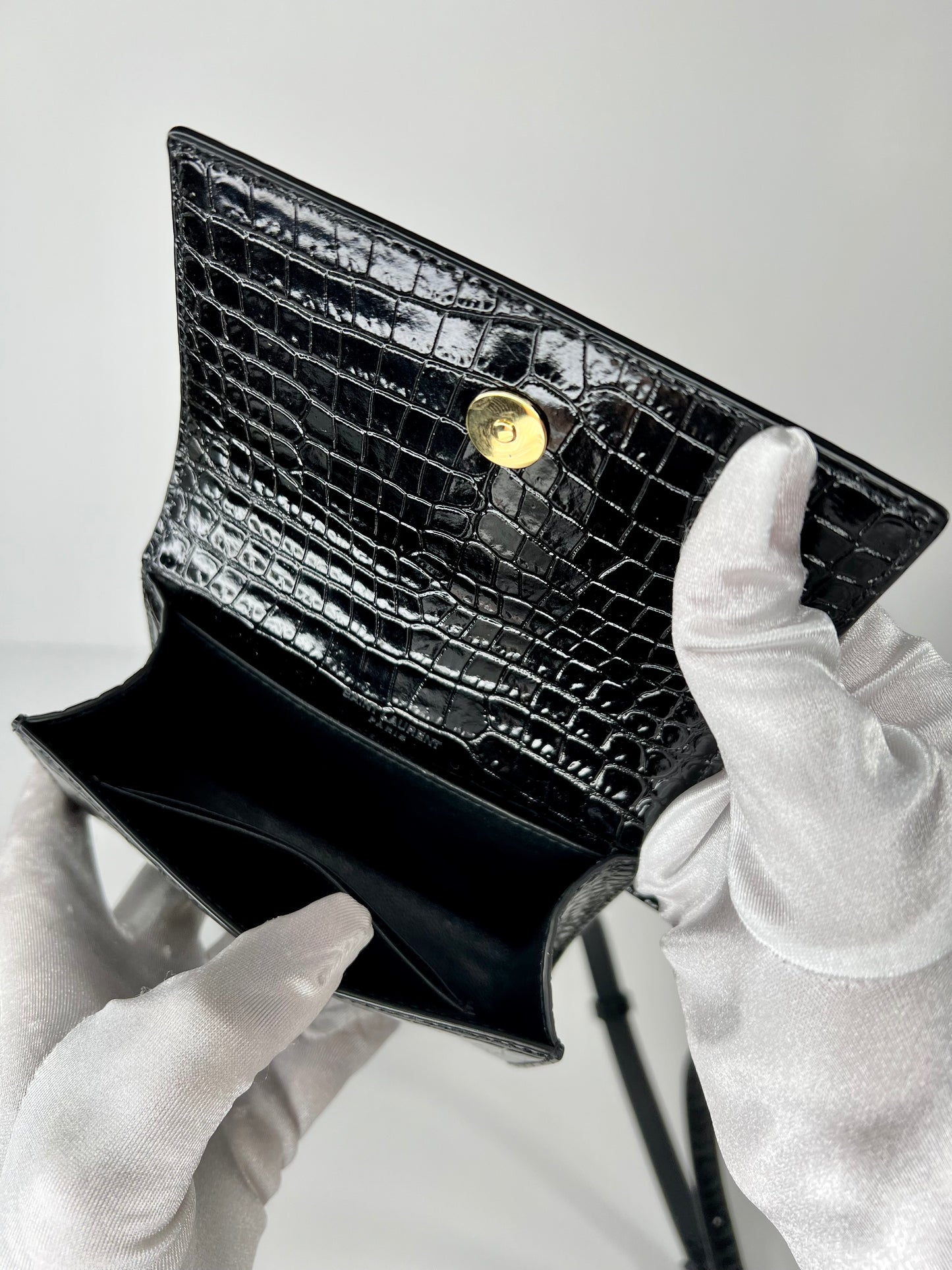 Saint laurent kate leather belt bag sale