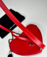 Saint Laurent Monogram Heart Leather Crossbody
