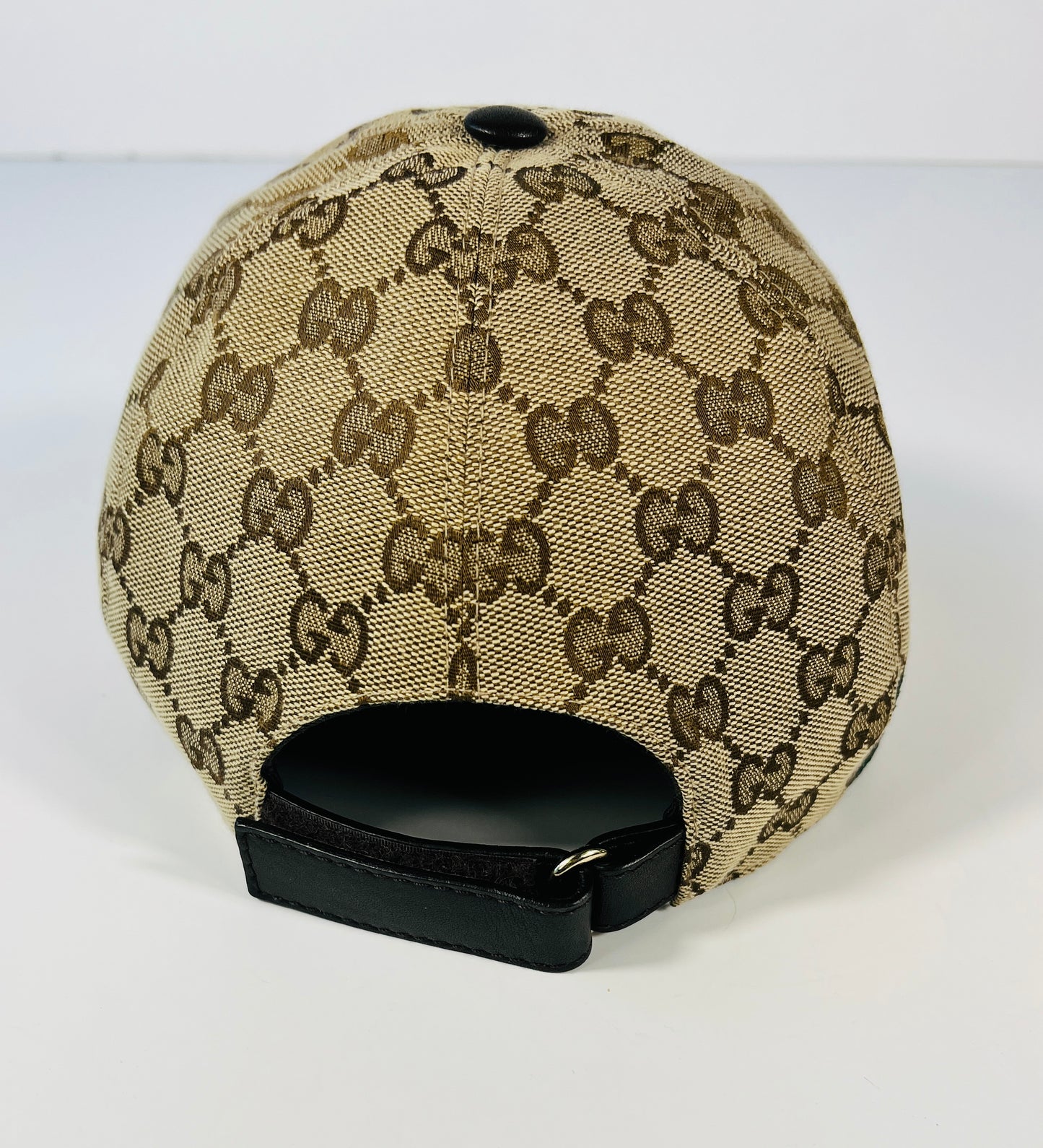 Gucci Original GG Canvas Baseball Hat with Web Beige/Brown