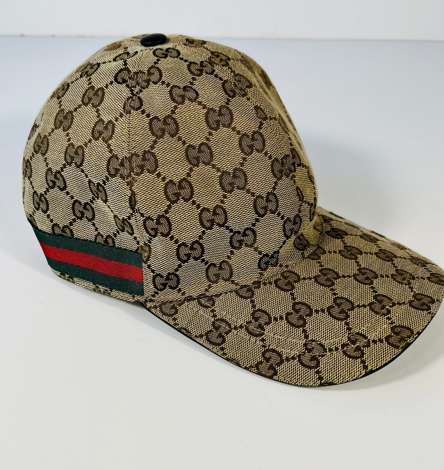 Gucci GG Canvas Baseball Hat in Brown