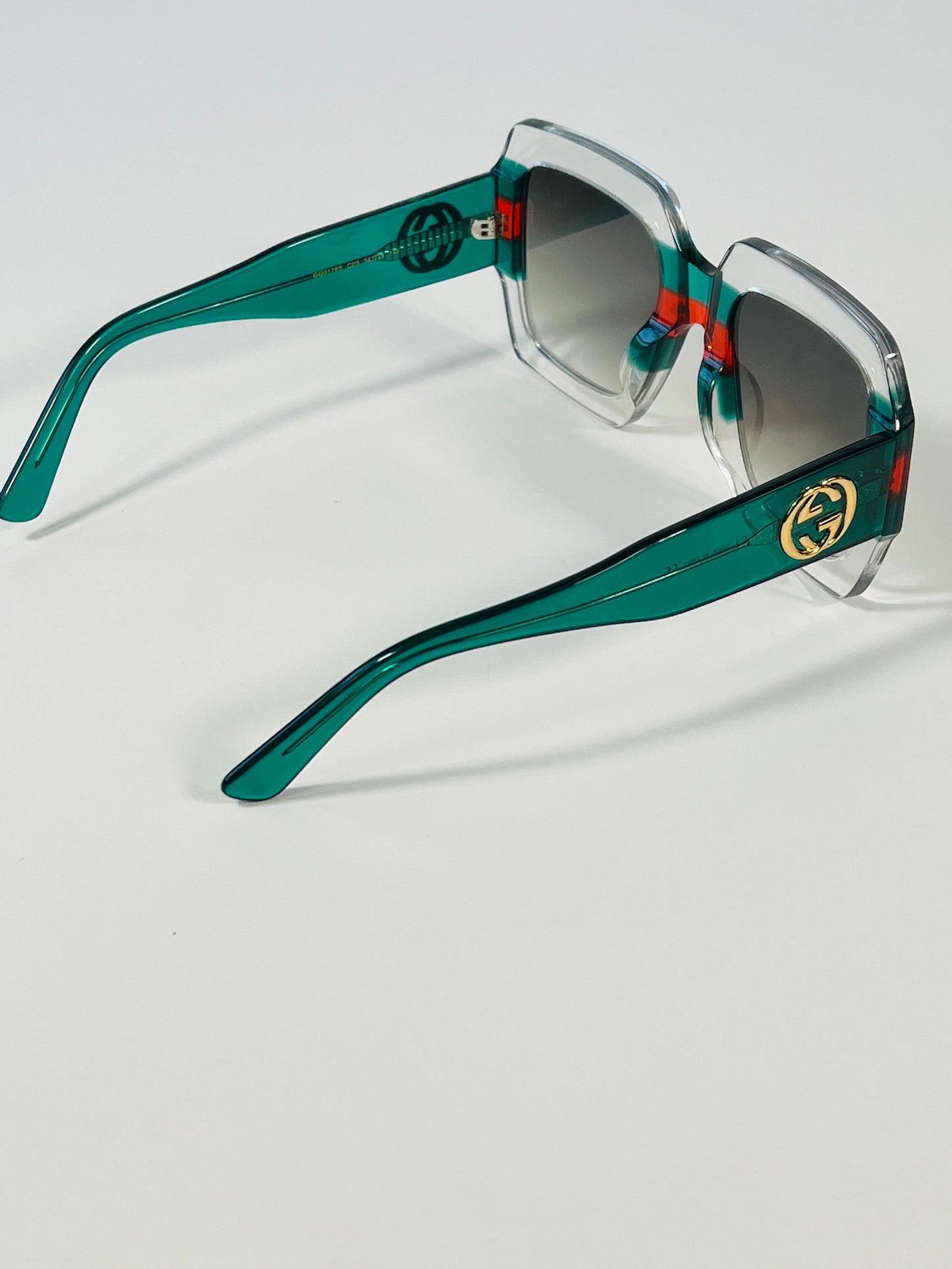 Gucci Square-frame acetate sunglasses - Full Set